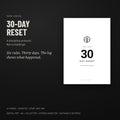 Iron Creed 30-Day Reset cover. A discipline protocol, not a challenge. Digital PDF.